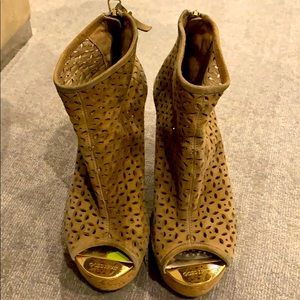 Jimmy Choo open toe shoe boot size 37